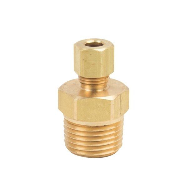 #68 1/4 Inch X 1/2 Inch Lead-Free Brass Compression MIP Adapter